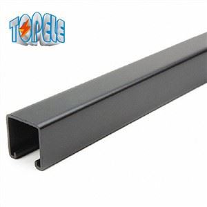 Профил прореза Униструт Цханнел Ц црни